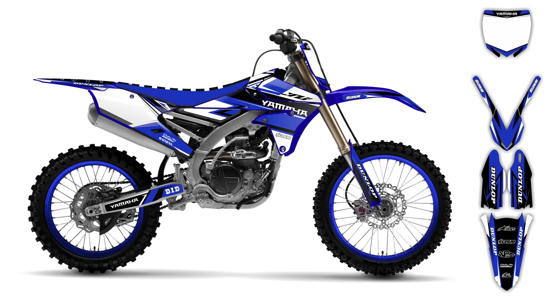 Graphics Kit - Yamaha - YZ450F - 2014-2017 - Evolution - R2