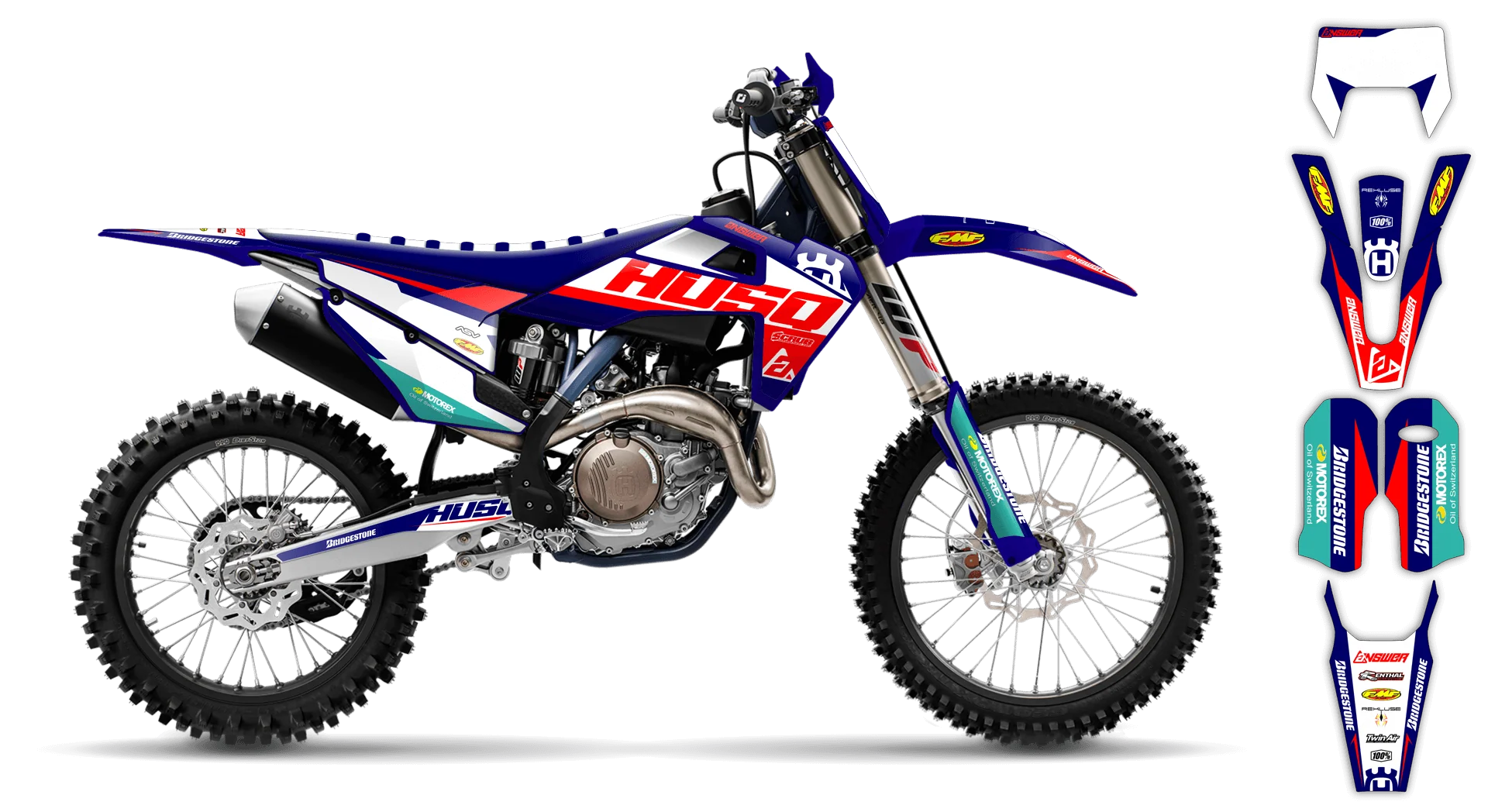 Graphics Kit - Husqvarna 14-> TE-FE Series - 2020-2023 - H-SE1060 - R1