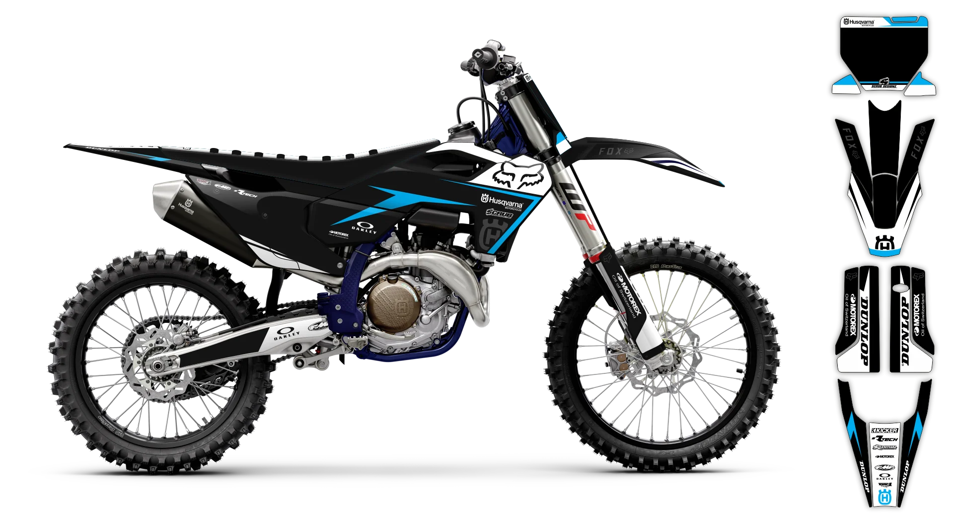 Graphics Kit - Husqvarna 14-> TC-FC-FX Series - 2023-2024 - H-SE1068 - LE