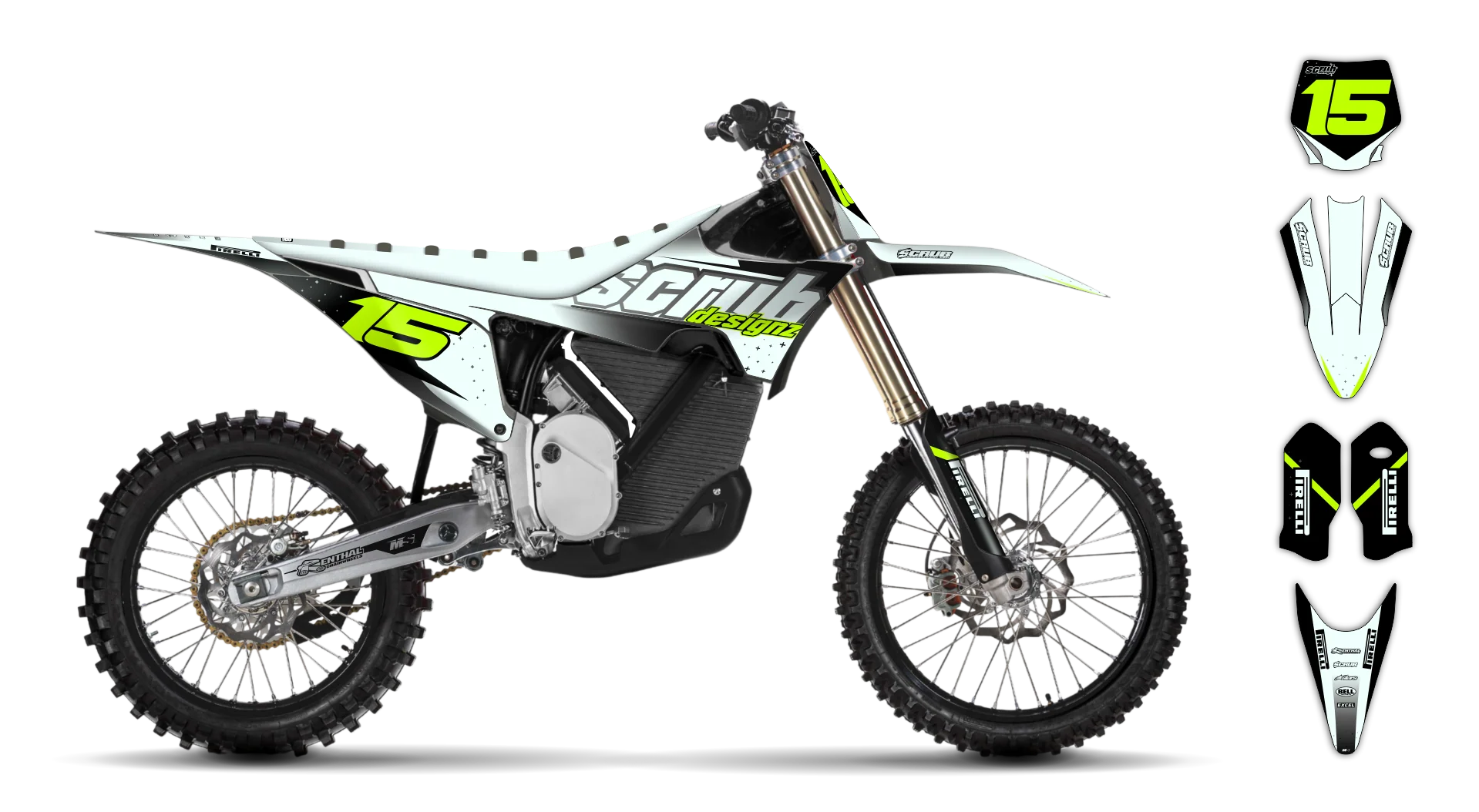 Graphics Kit - Stark - Varg SM - 2025-2026 - Fluo Future - R1