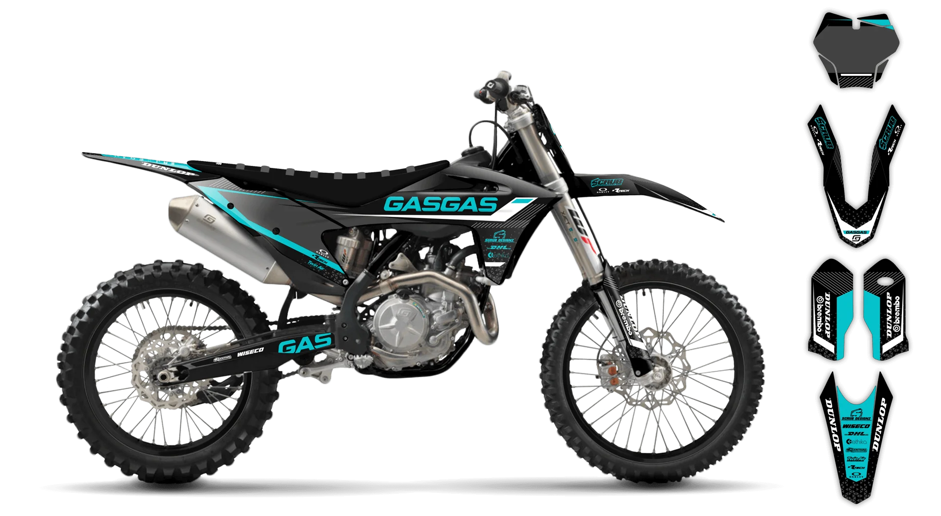 Graphics Kit - Gas Gas - EC EC-F Series - 2014-2017 - G1 - R2