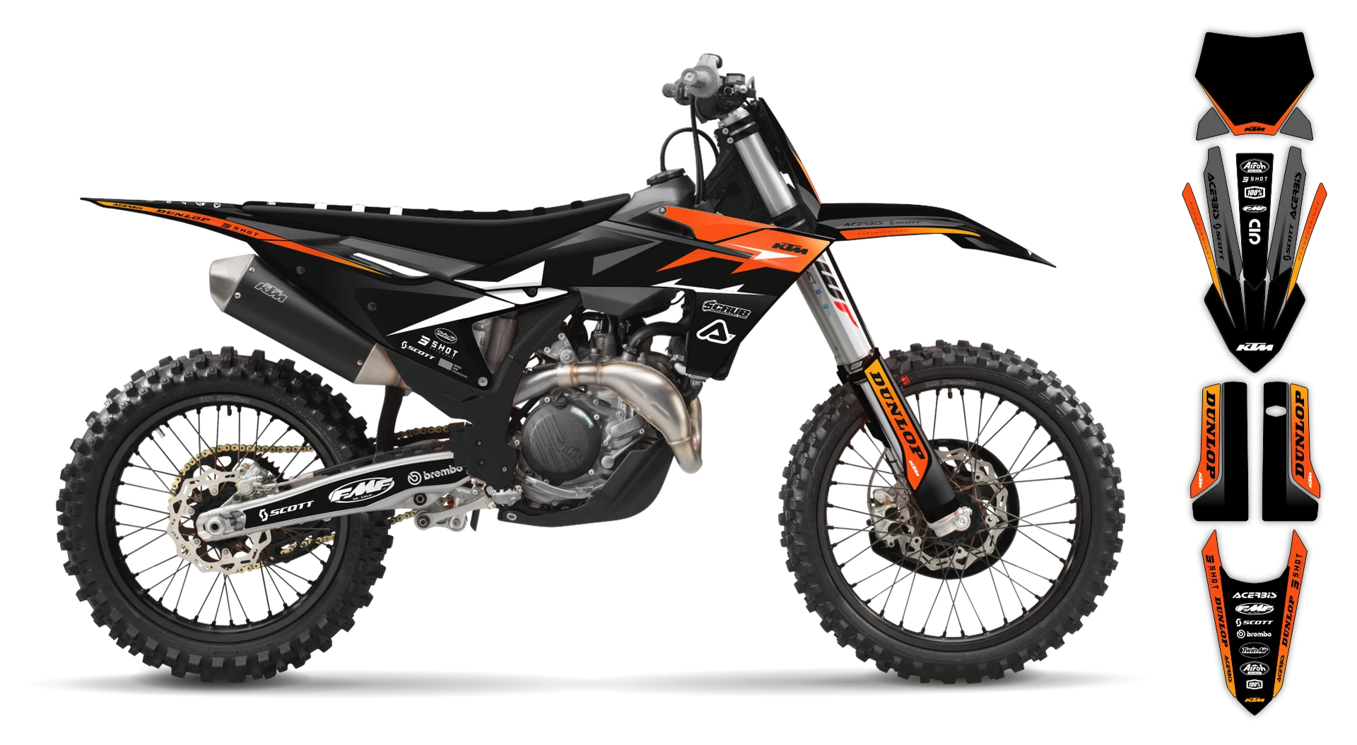 Graphics Kit - KTM - SMR Series - 2023-2024 - K19 - R2