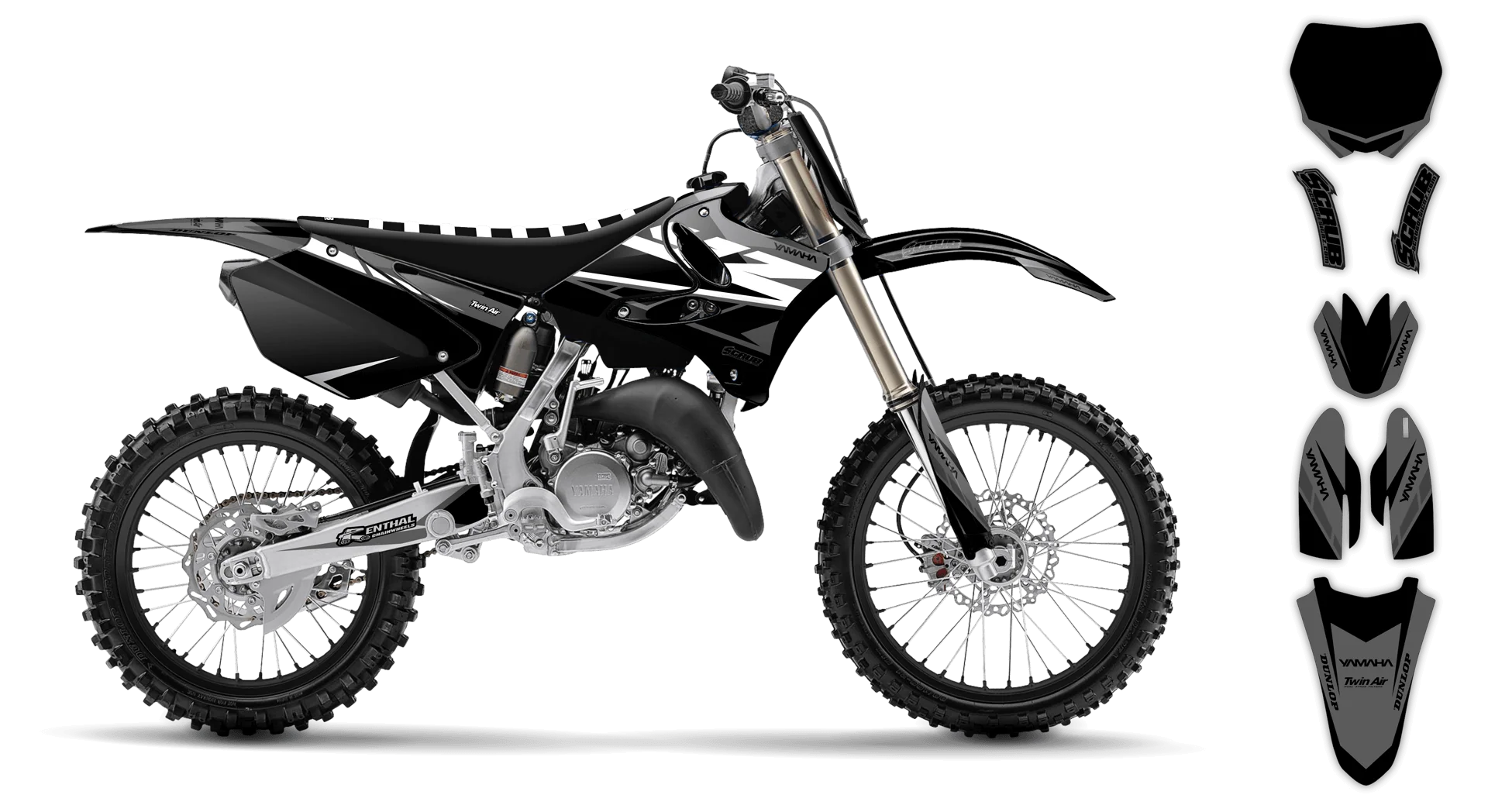 Graphics Kit - Yamaha - YZ 125 - 2000-2001 - Sukuba - R1