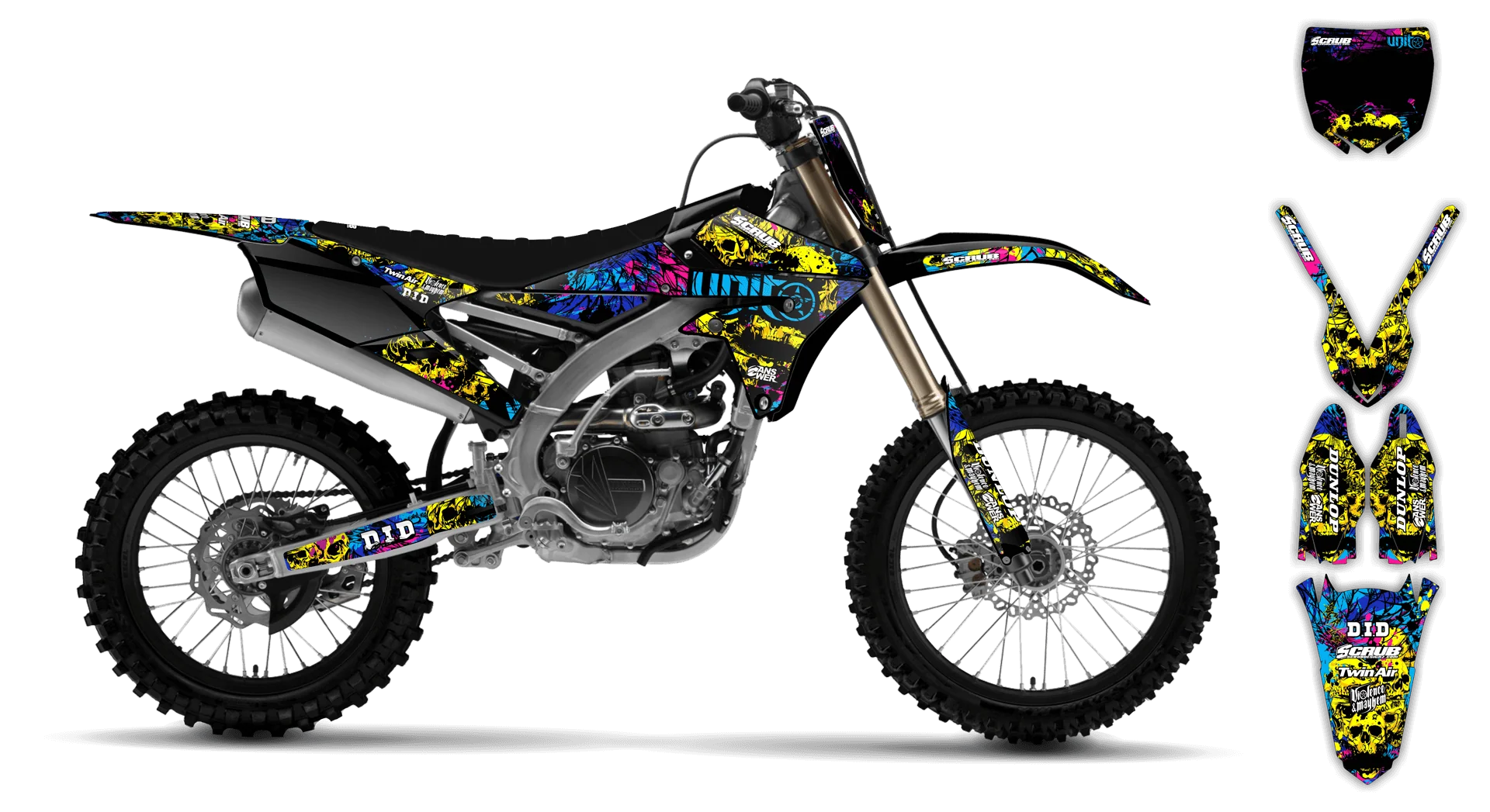 Graphics Kit - Yamaha - YZ450F - 2014-2017 - Wasabi - LE