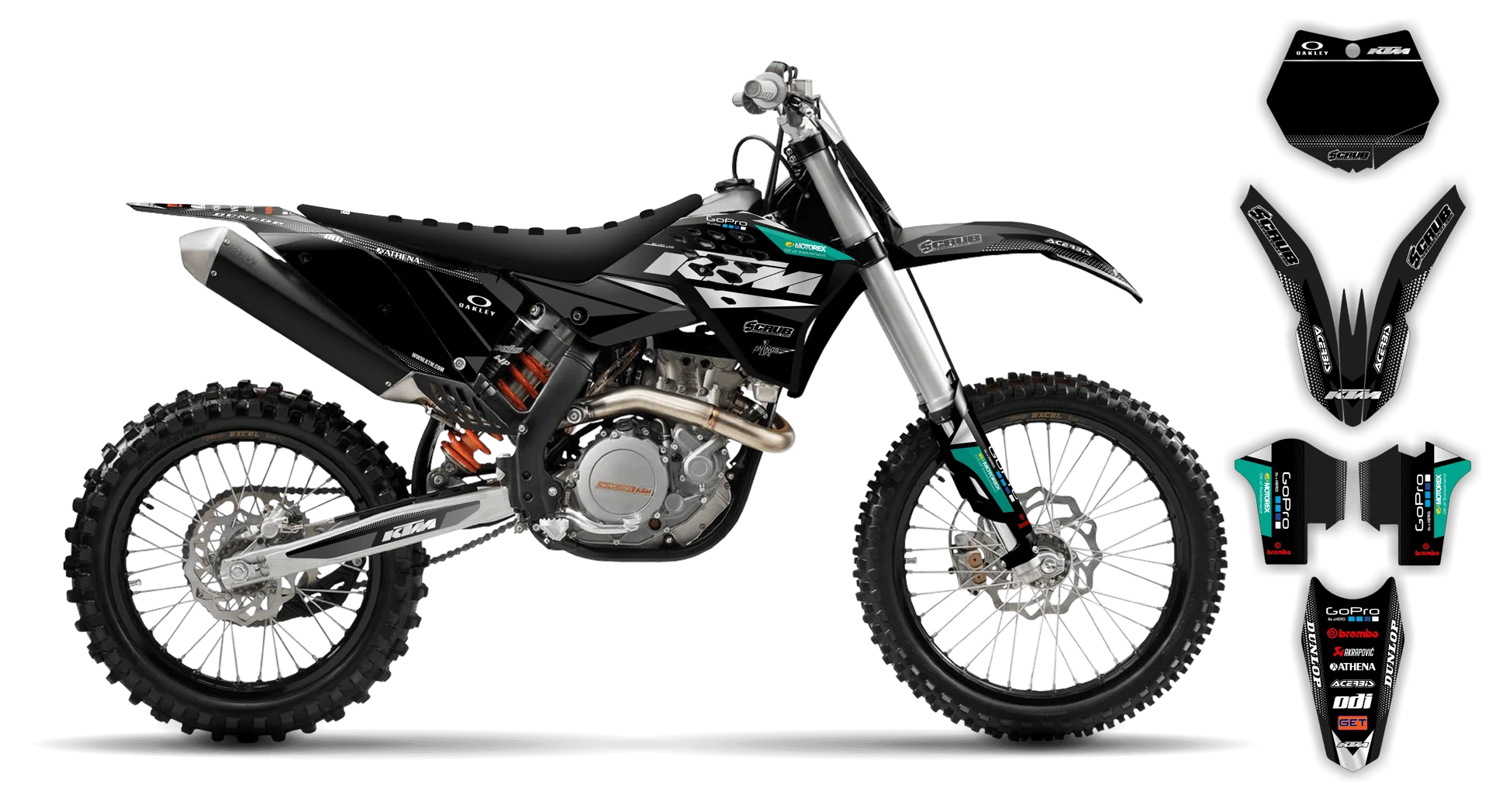 Graphics Kit - KTM - SMR Series - 2008-2011 - K11 - R3