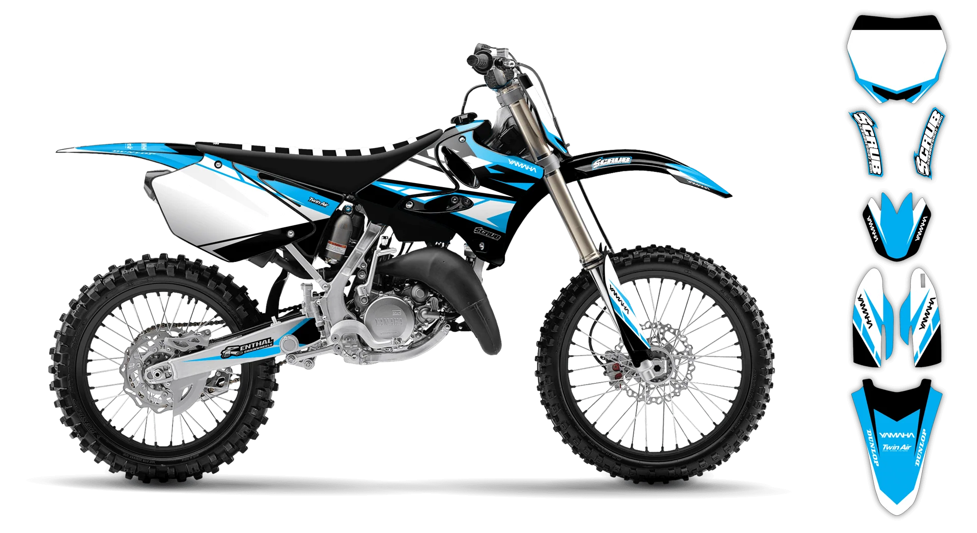 Graphics Kit - Yamaha - YZ 125 - 2000-2001 - Sukuba - LE