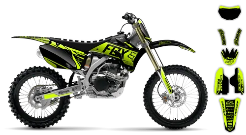 Graphics Kit - Yamaha - WR400F - 1998-1999 - Fluo Varnix - ST
