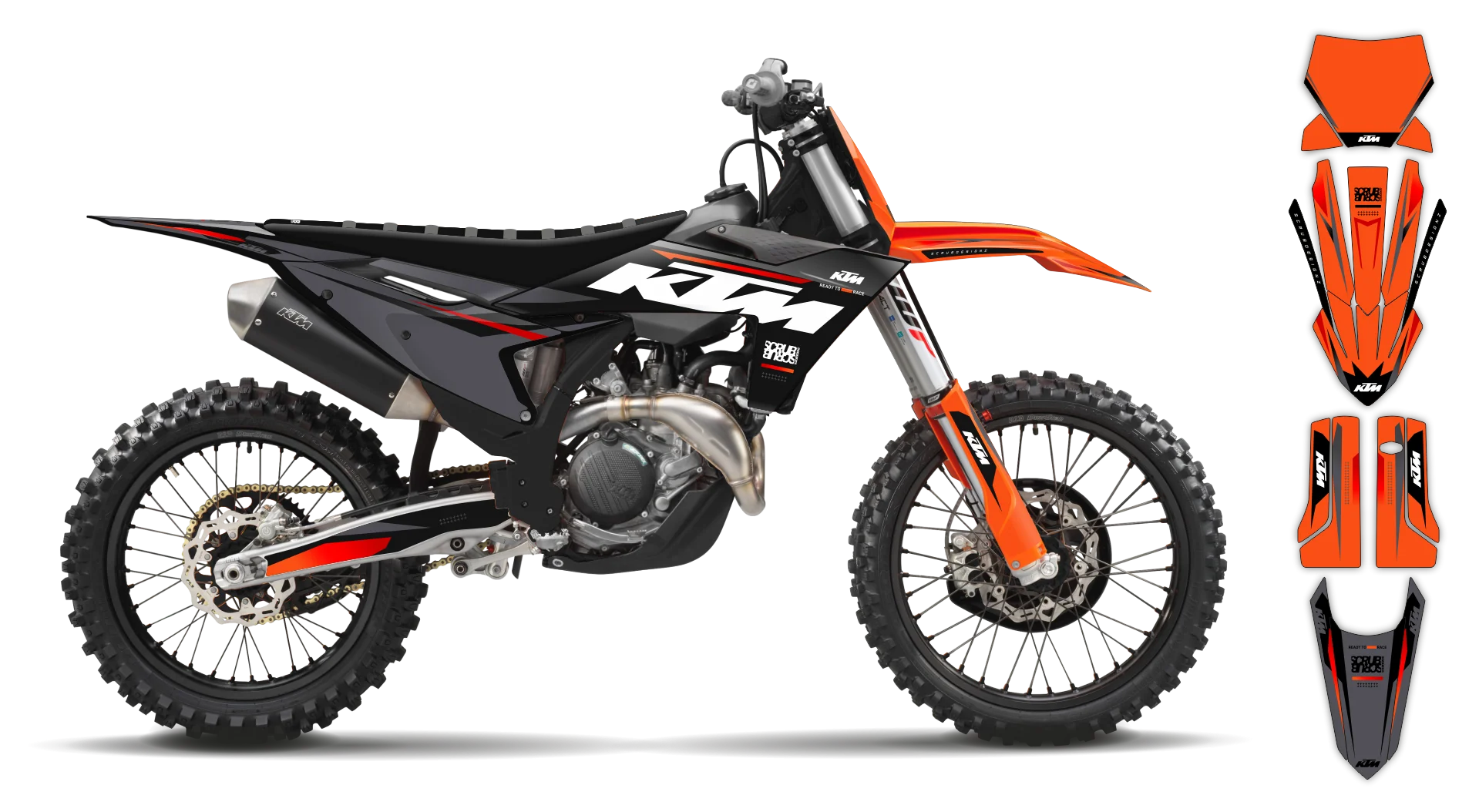 Graphics Kit - KTM - SX SX-F / XC XC-F - 2023-2024 - K-SE1127 - R3
