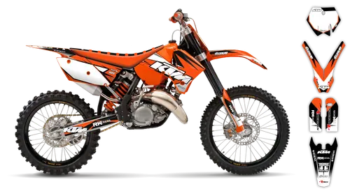 Graphics Kit - KTM - SX SX-F / XC XC-F - 2005-2006 - K10 - ST