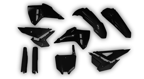 Plastics Kit - Honda - CRF 250R - 2022-2024 - Full Kit - Black Restyle