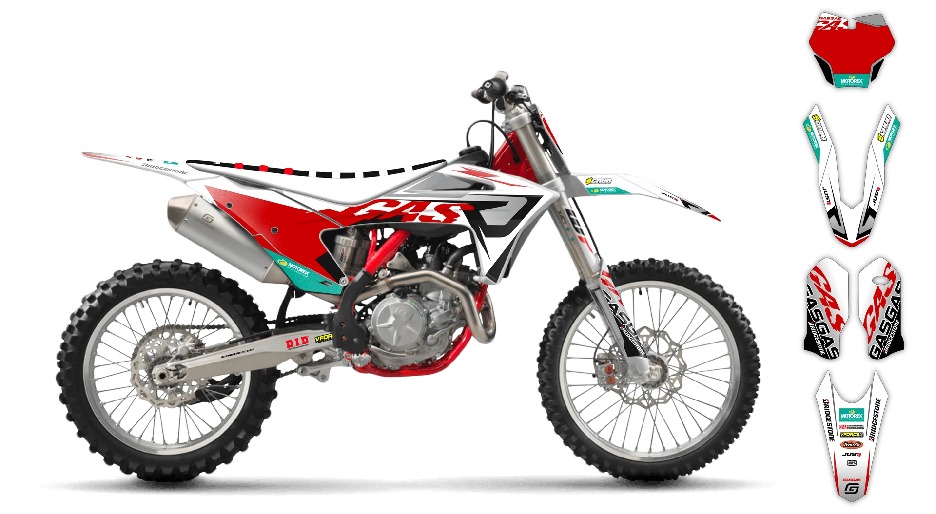 Graphics Kit - Gas Gas - MC-E 5 - 2025 - G4 - R1