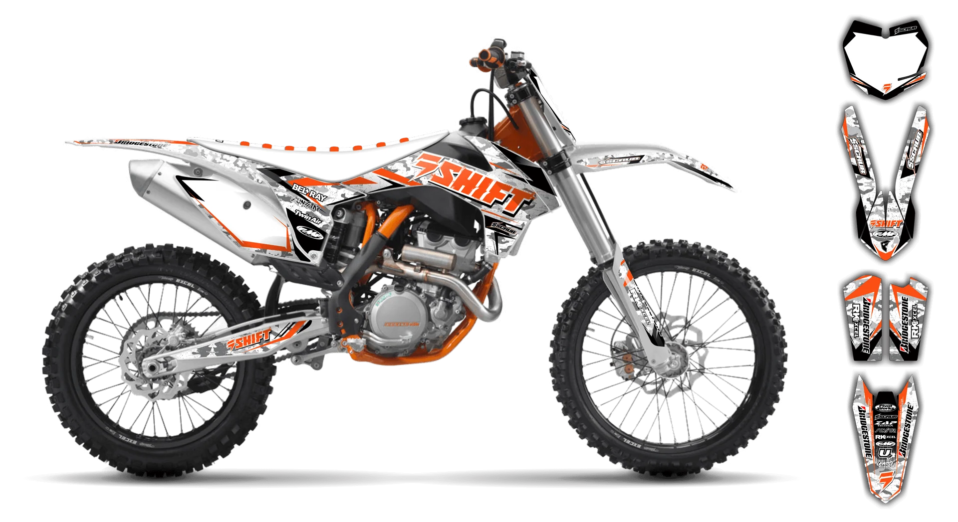 Graphics Kit - KTM - SMR Series - 2005-2007 - Step Up - R1
