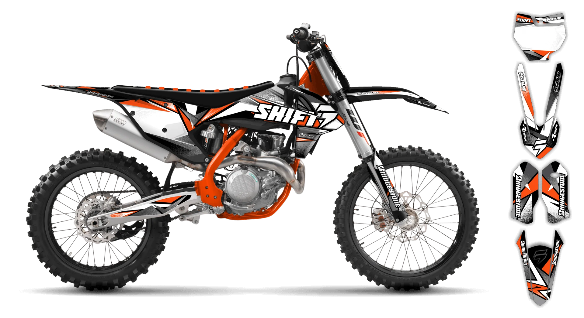 Graphics Kit - KTM - SX 50 - 2016-2023 - X-Rut - R3