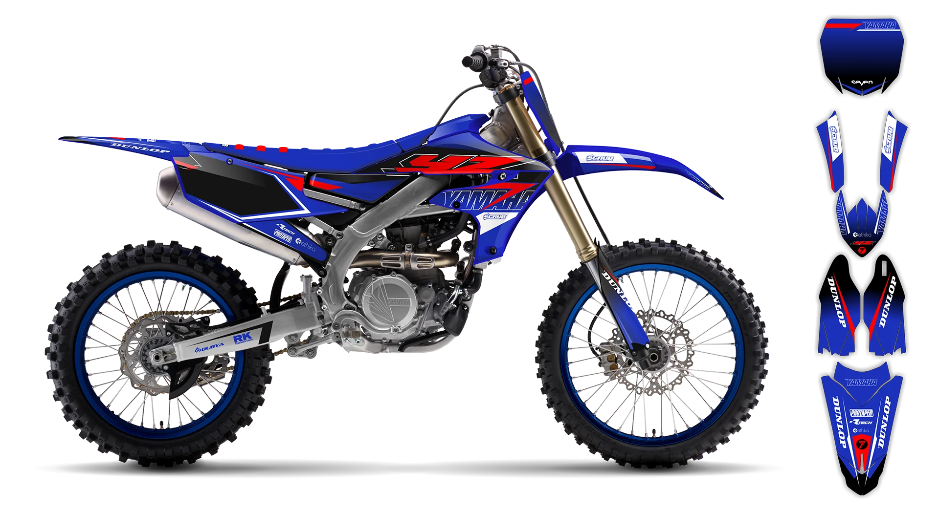 Graphics Kit - Yamaha - YZ250F - 2019-2023 - SE1086 - LE