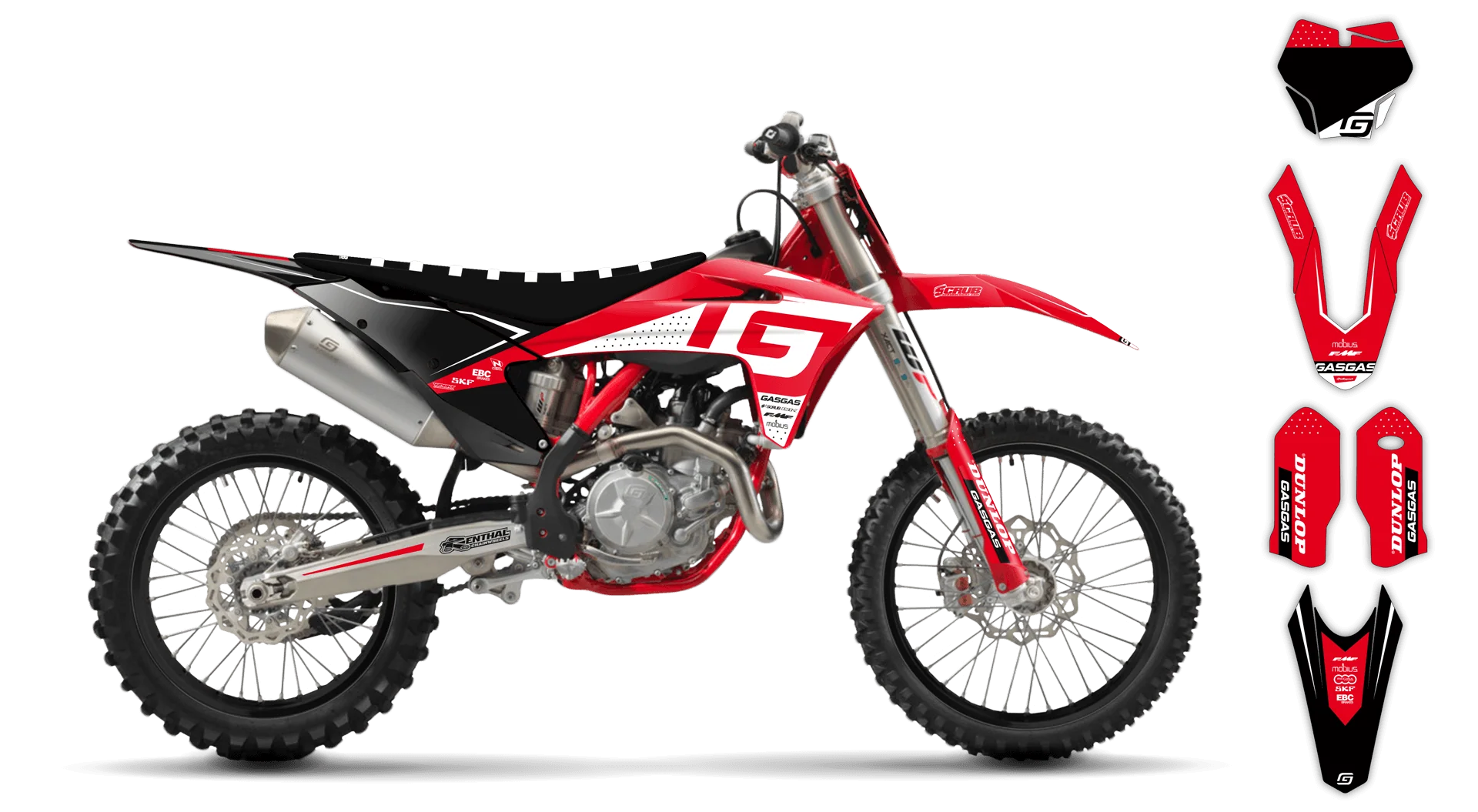 Graphics Kit - Gas Gas - EC EC-F Series - 2014-2017 - G3 - LE