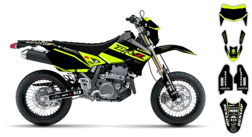 Graphics Kit - Suzuki - DRZ 400 SM - 1999-2024 - Fluo Drz - ST