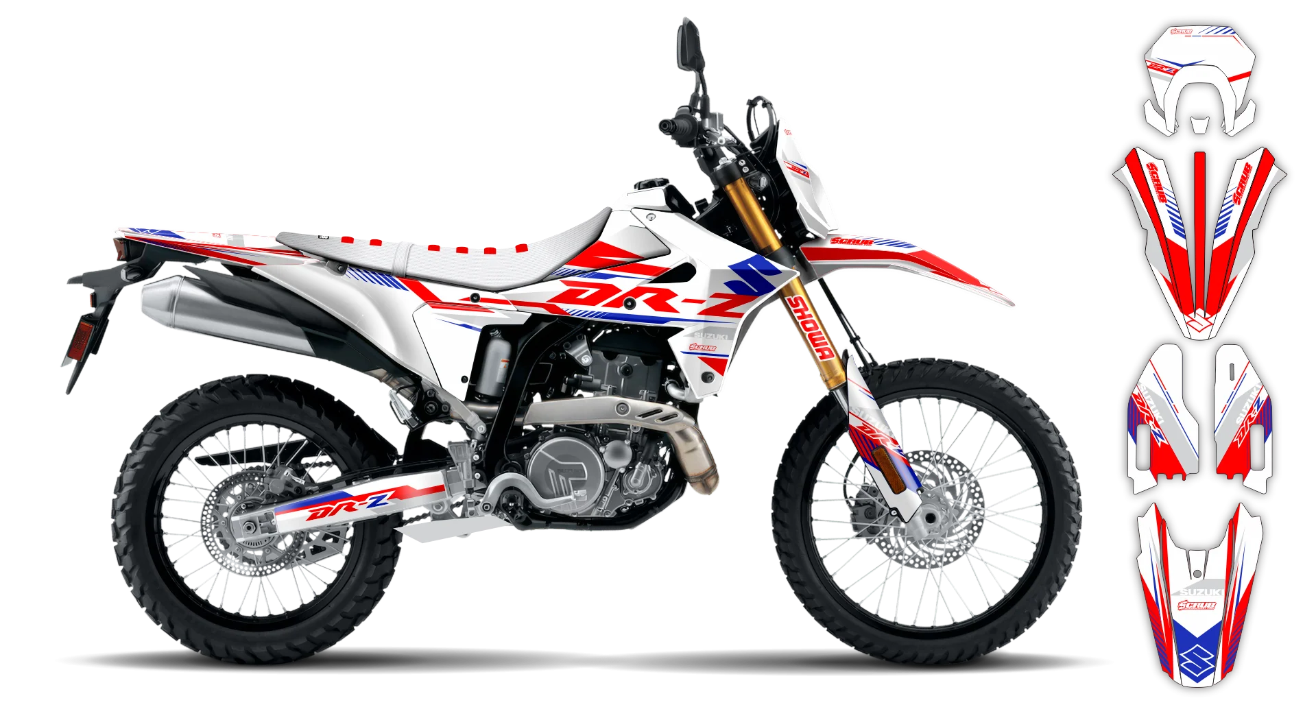 Graphics Kit - Suzuki - DR-Z4S Enduro - 2025-2026 - Drz Edition - R2