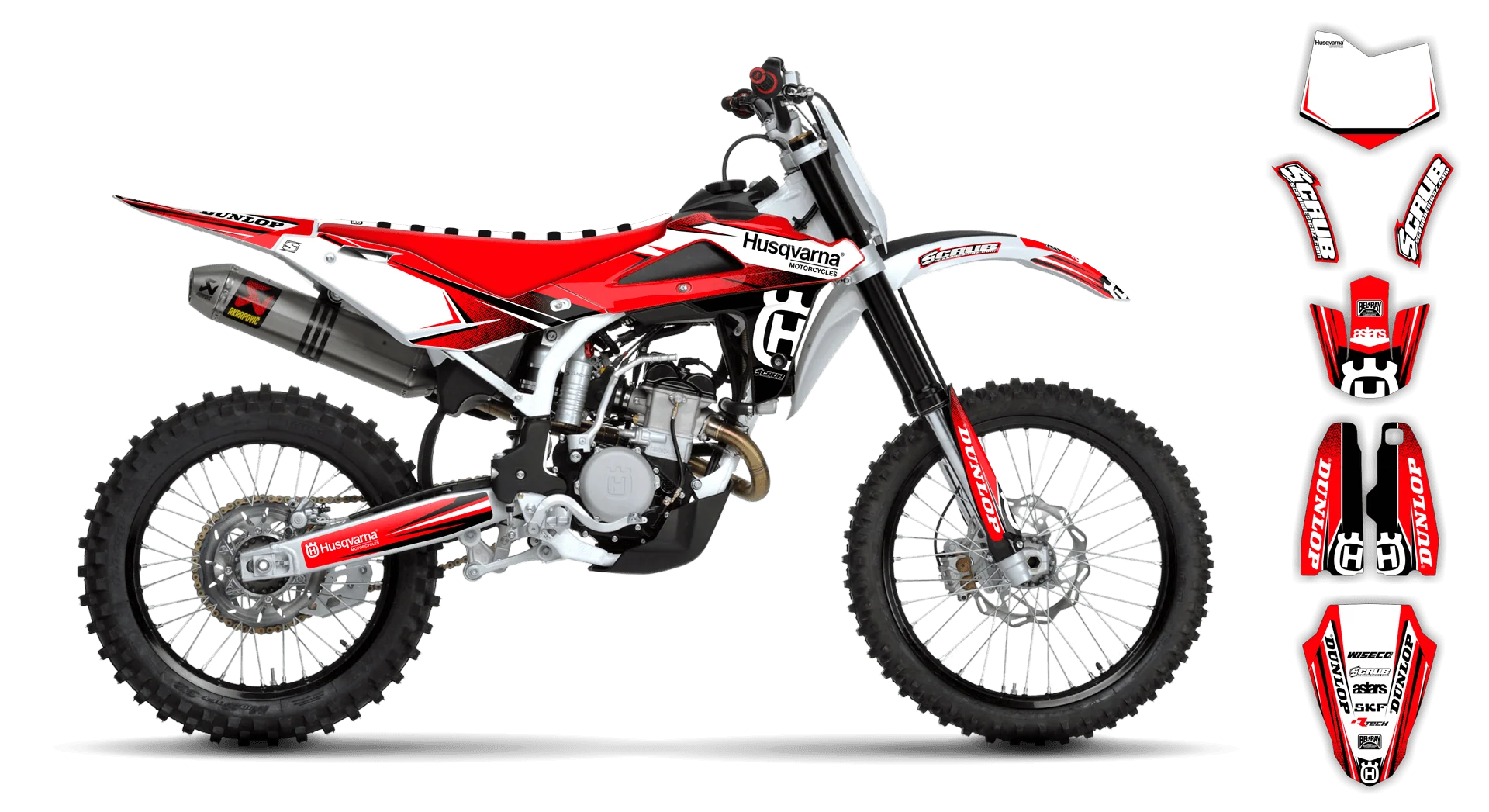 Graphics Kit - Husqvarna 05-13 - SM 630 - 2010-2013 - H13 - ST