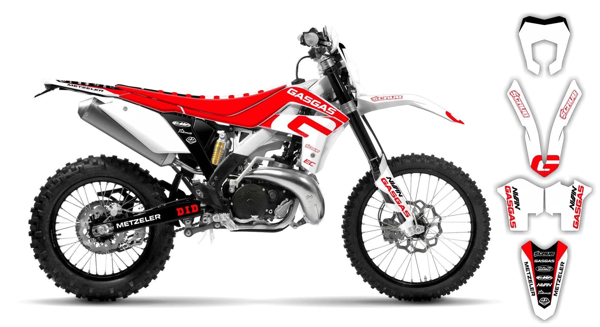 Graphics Kit - Gas Gas - EC EC-F Series - 2014-2017 - Convict - ST