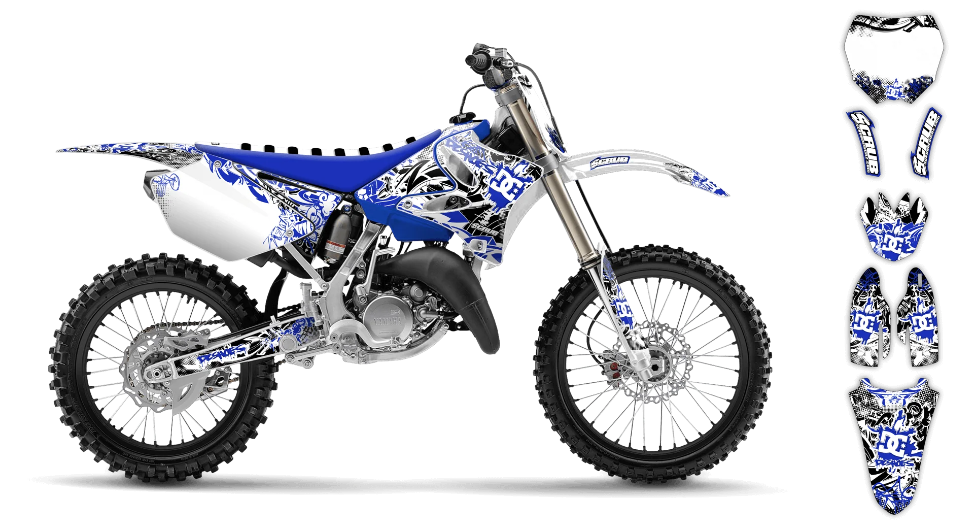 Graphics Kit - Yamaha - YZ 250 - 2005 - Attack - LE