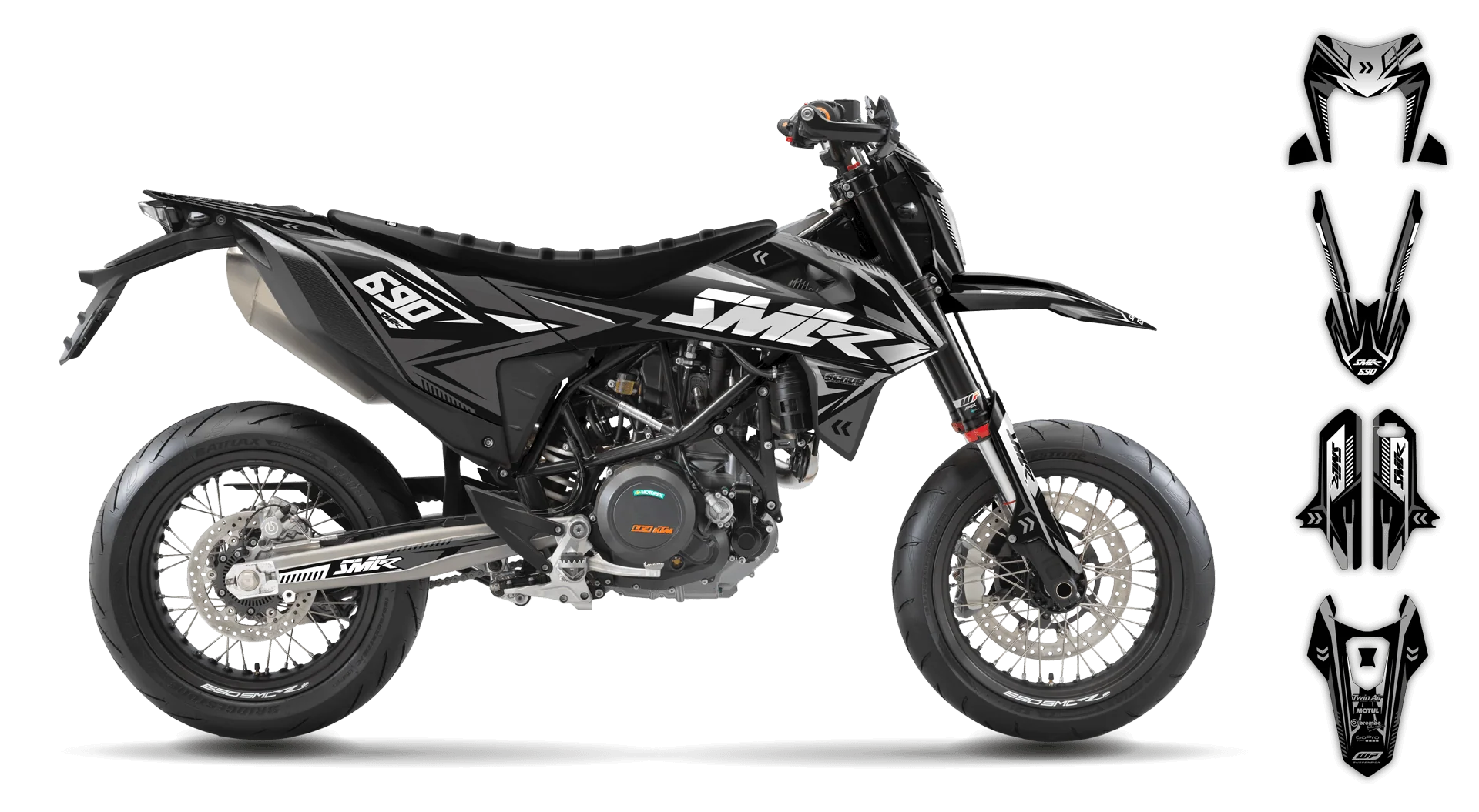 Graphics Kit - KTM - ENDURO 690R - 2019-2024 - Flash - R2