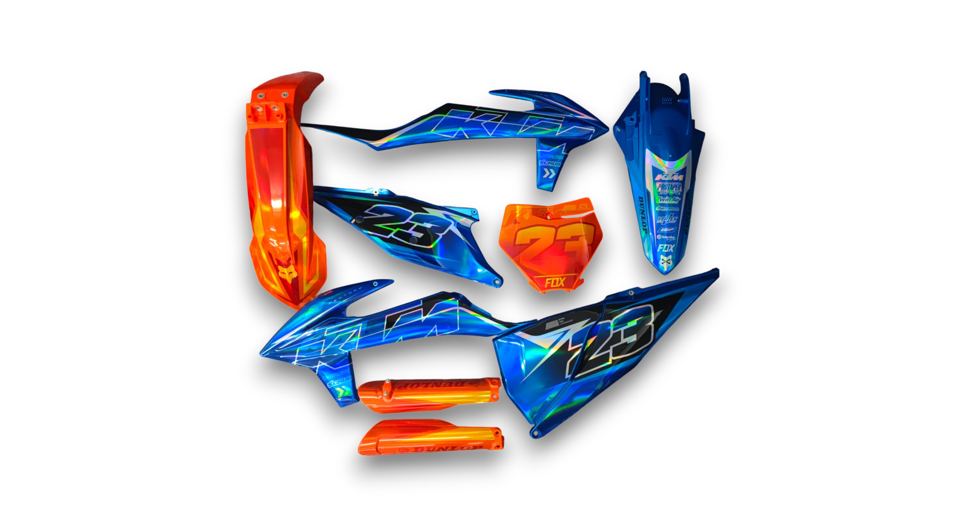 GFP - KTM - SX SX-F / XC XC-F - 2019-2022 - Gold-Blue-K5-E-ST