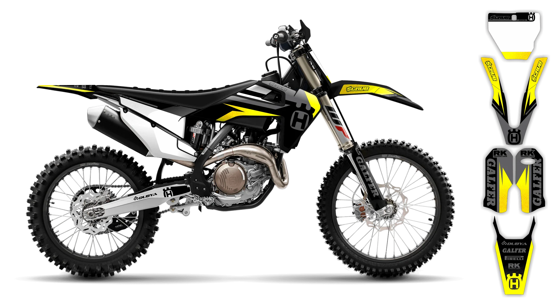 Graphics Kit - Husqvarna 14-> TC-FC-FX Series - 2019-2022 - H11 - R1