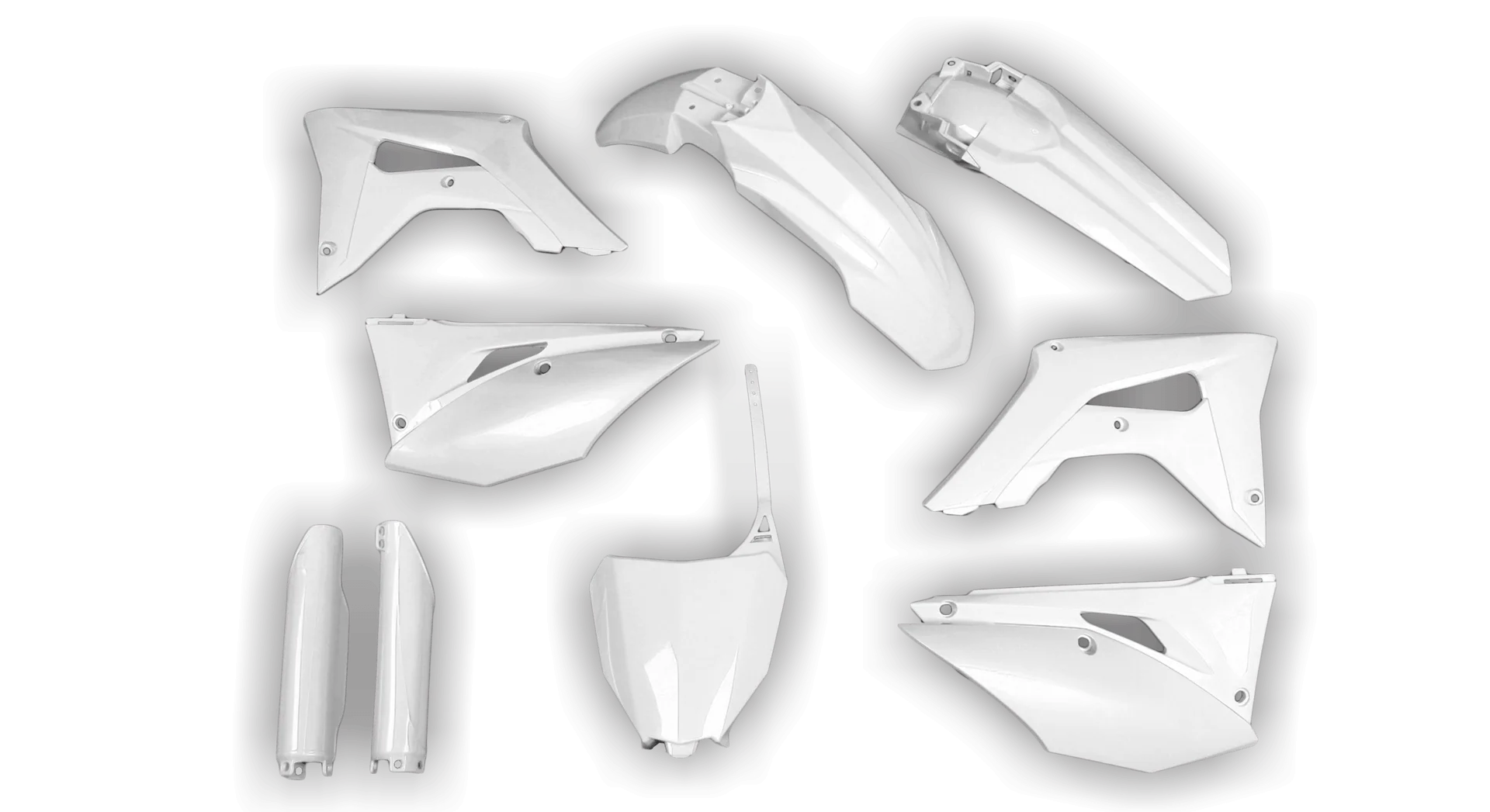 Plastics Kit - Honda - CRF 250R - 2019-2021 - Full Kit - White