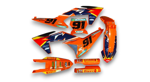 GFP - KTM - SX SX-F / XC XC-F - 2023-2024 - Orange-FR4-ST