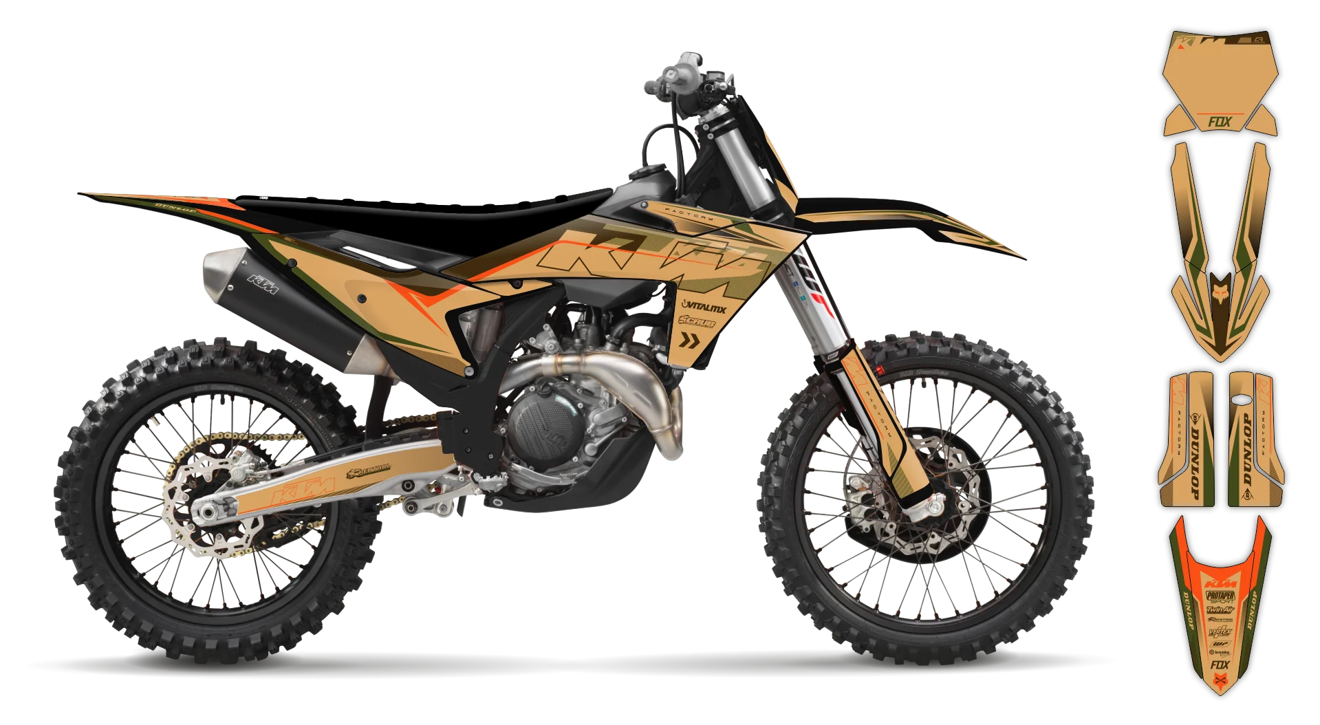 Graphics Kit - KTM - SX 50 - 2024-2025 - K5 - R1