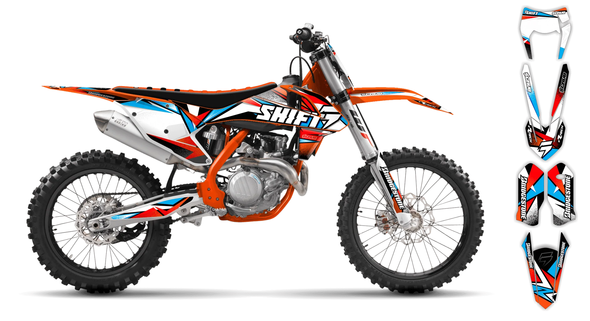 Graphics Kit - KTM - EXC EXC-F / XC-W XCF-W - 2017-2019 - X-Rut - LE