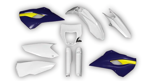 Plastics Kit - Husqvarna 14-> TE-FE Series - 2016 - Full Kit - OEM 2 inc Mask