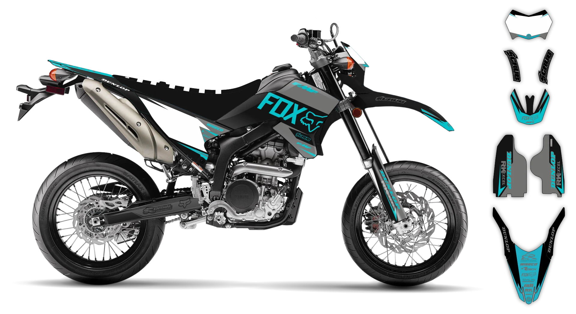 Graphics Kit - Yamaha - WR 250X - 2007-2022 - Varnix - R1