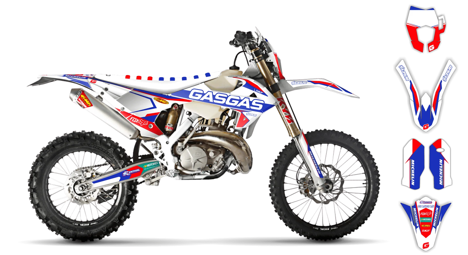 Graphics Kit - Gas Gas - EC EC-F Series - 2018-2020 - Dusk - LE