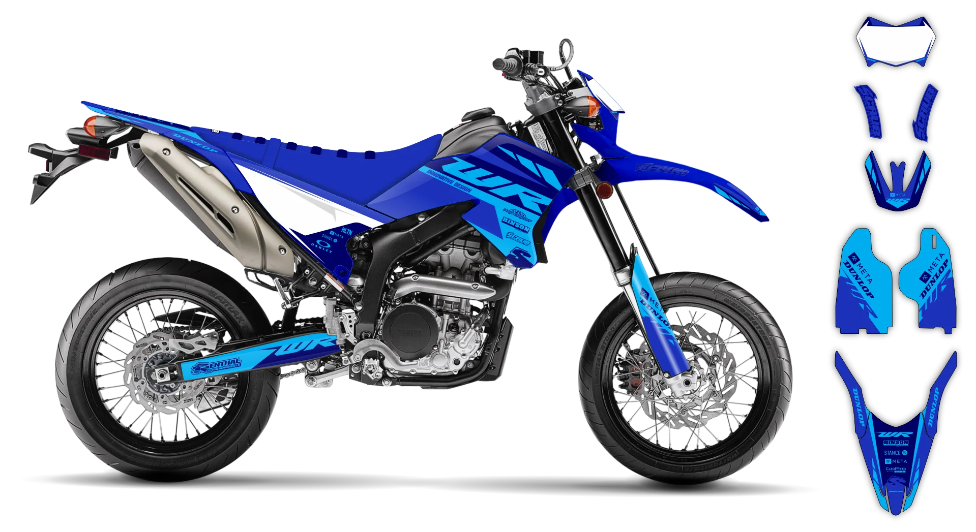 Graphics Kit - Yamaha - WR 250X - 2007-2022 - SE1002 - R2
