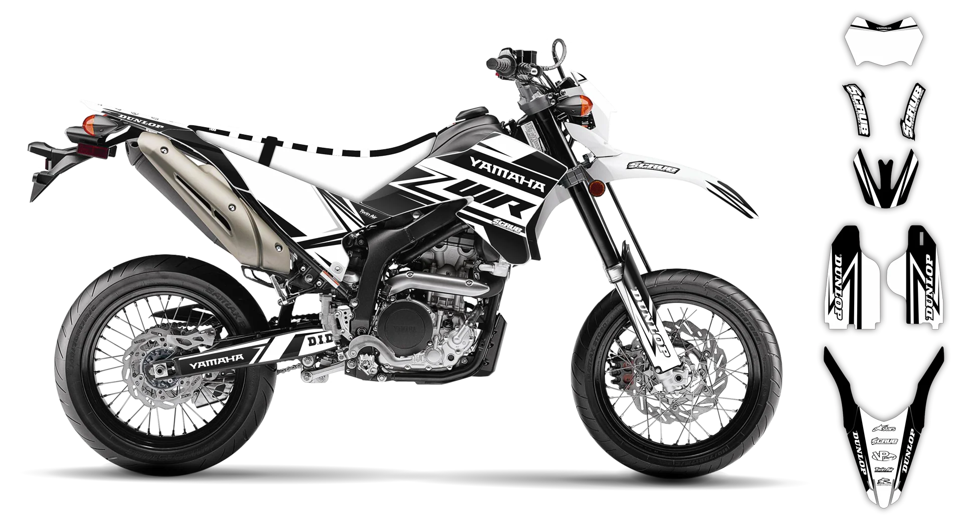 Graphics Kit - Yamaha - WR 250X - 2007-2022 - Evolution - R3