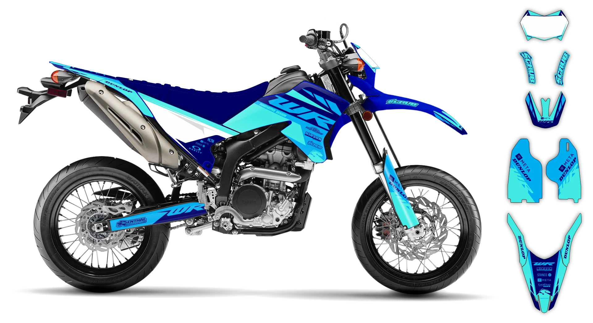 Graphics Kit - Yamaha - WR 250X - 2007-2022 - SE1002 - R1