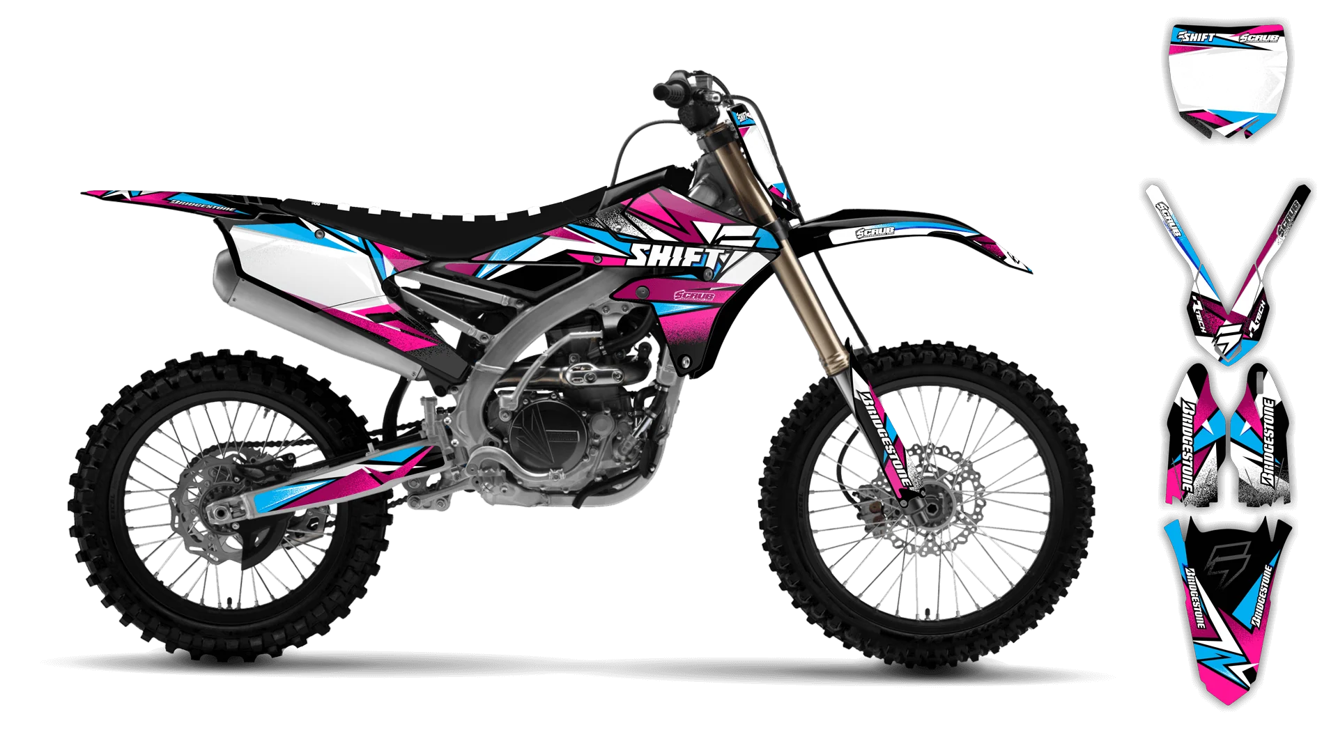Graphics Kit - Yamaha - YZ250F - 2010-2013 - X-Rut - R2