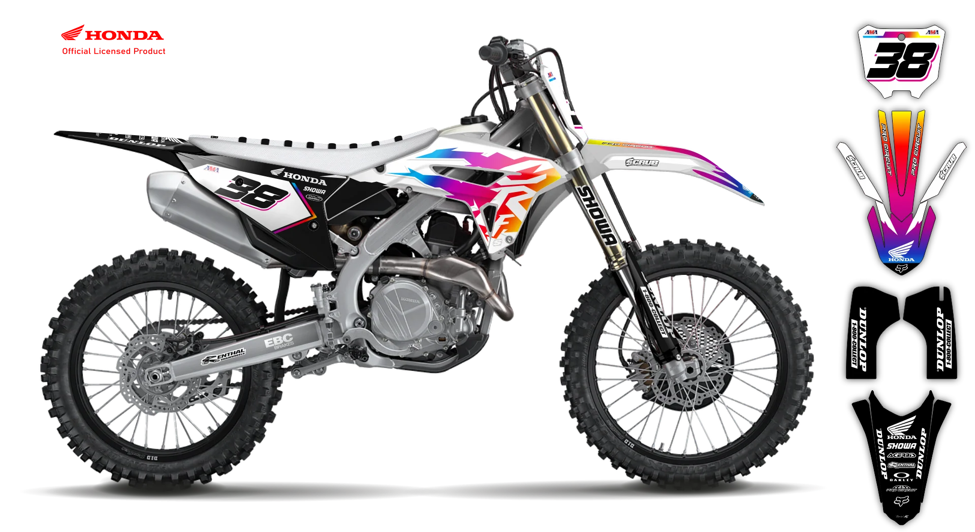 Graphics Kit - Honda - CRF 450R - 2022-2024 Restyle - Retro - LE