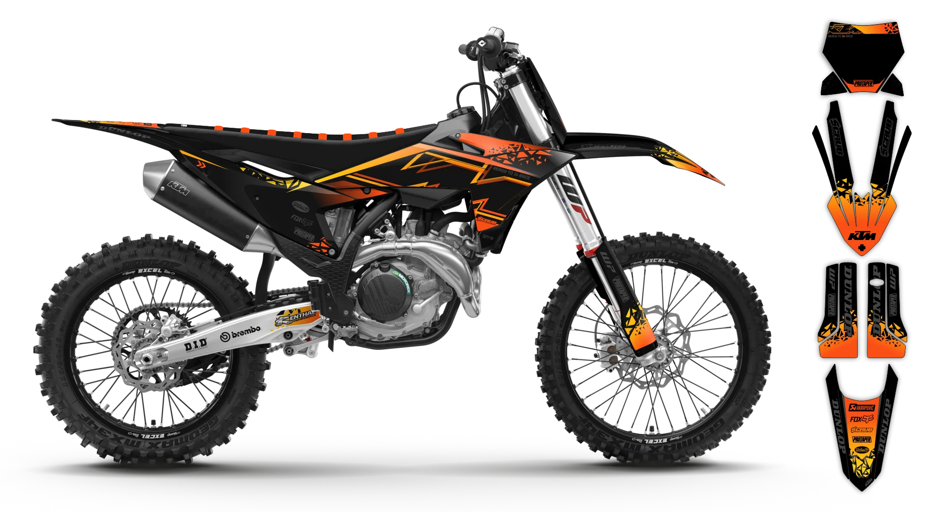 Graphics Kit - KTM - SX SX-F / XC XC-F - 2025 - K6 - R2