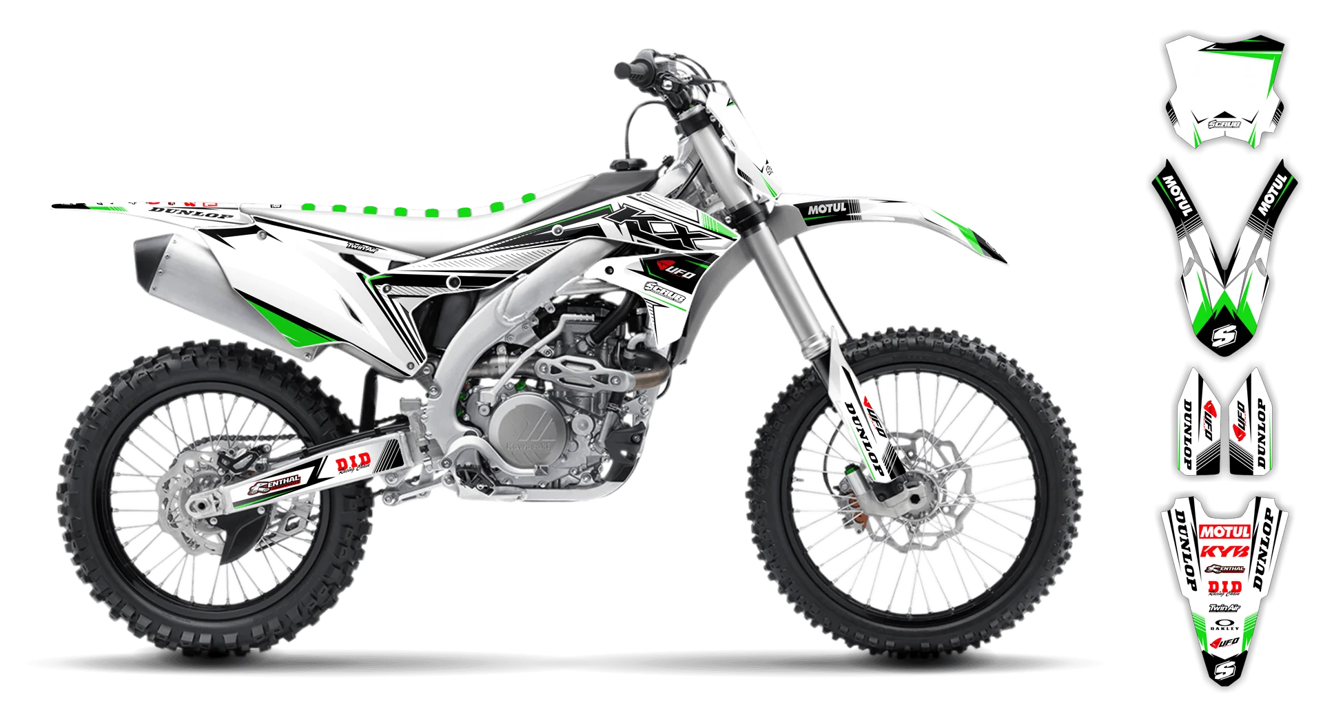Graphics Kit - Kawasaki - KX 250F - 2017-2020 - SE1027 - R2