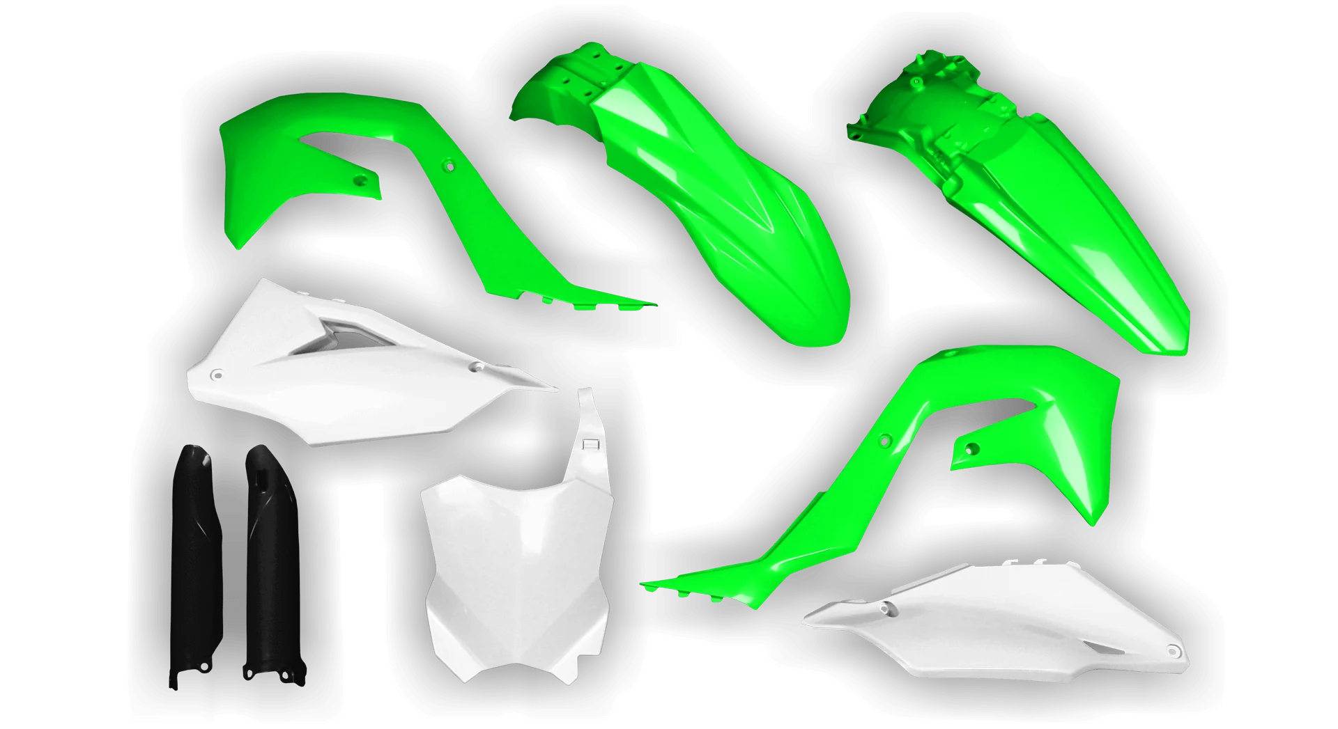 Plastics Kit - Kawasaki - KX 450F - 2019-2023 - Full Kit - OEM