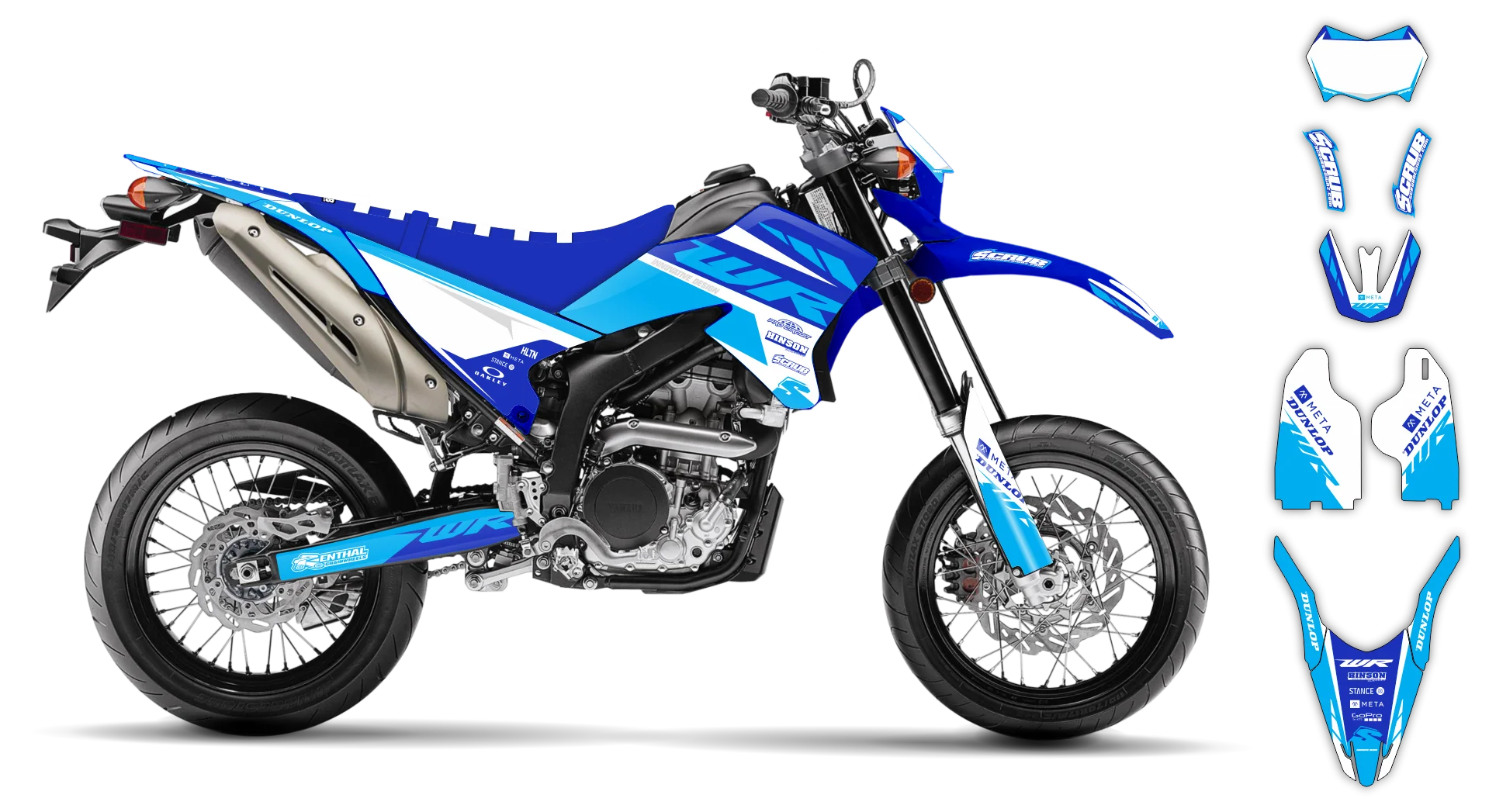 Graphics Kit - Yamaha - WR 250X - 2007-2022 - SE1002 - LE