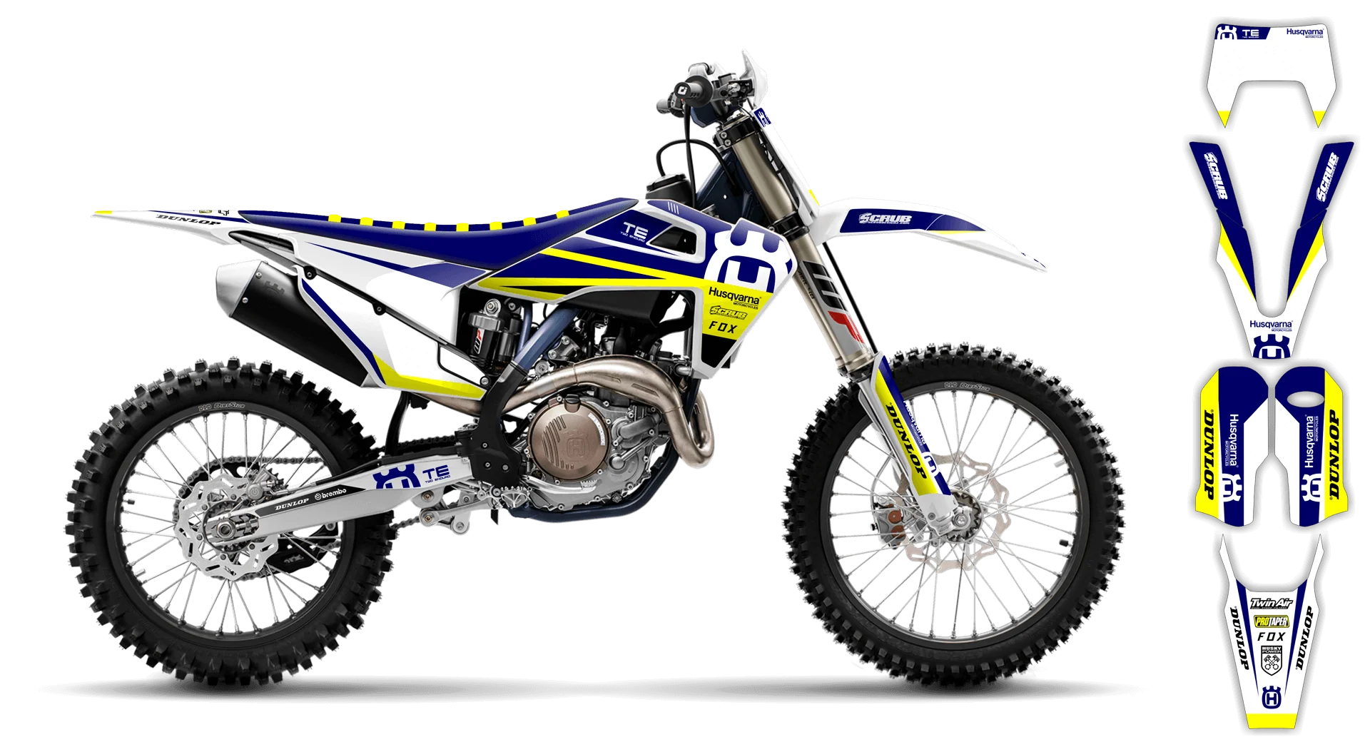 Graphics Kit - Husqvarna 14-> TE-FE Series - 2020-2023 - H7 - LE