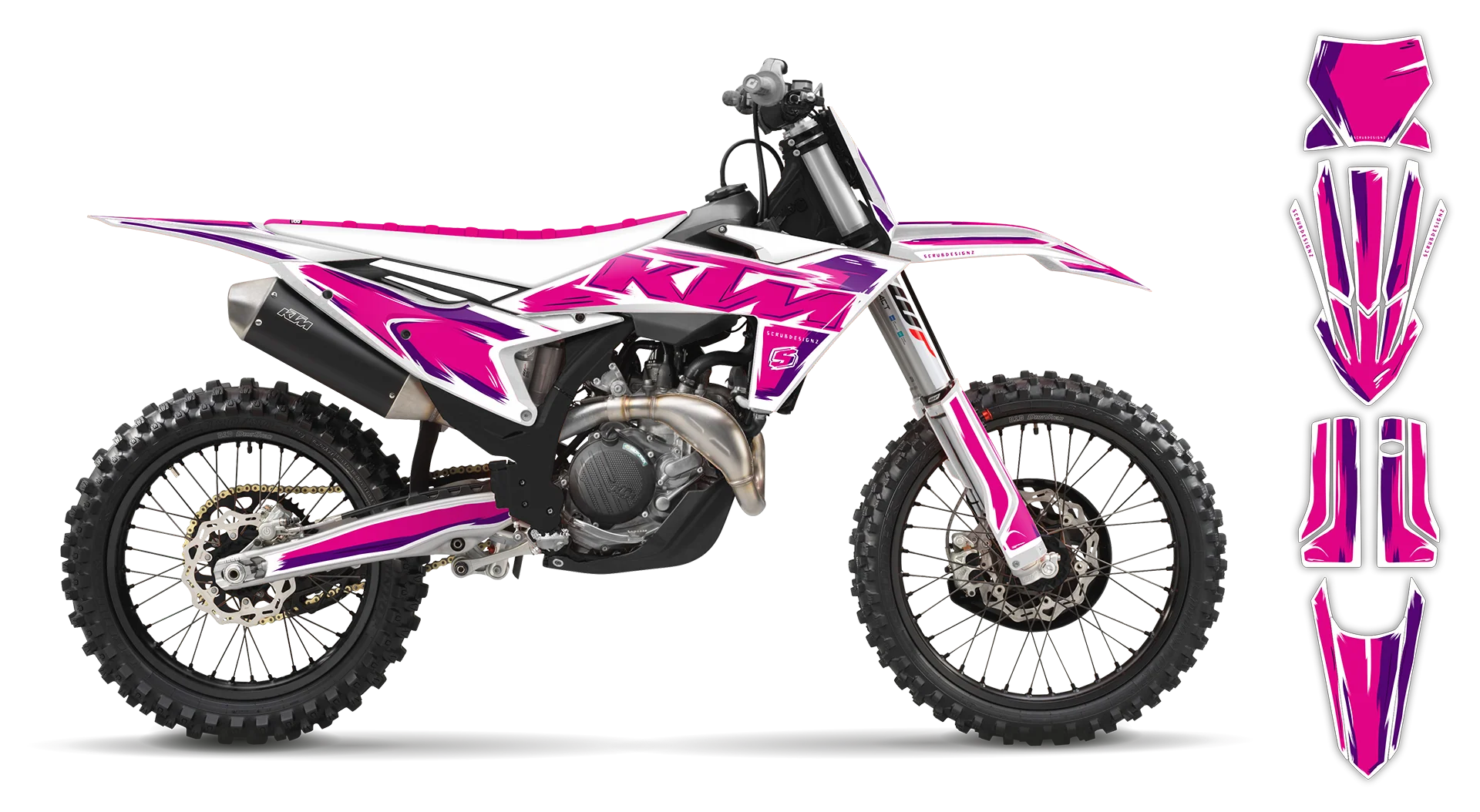 Graphics Kit - KTM - SX SX-F / XC XC-F - 2023-2024 - Artlex - R5