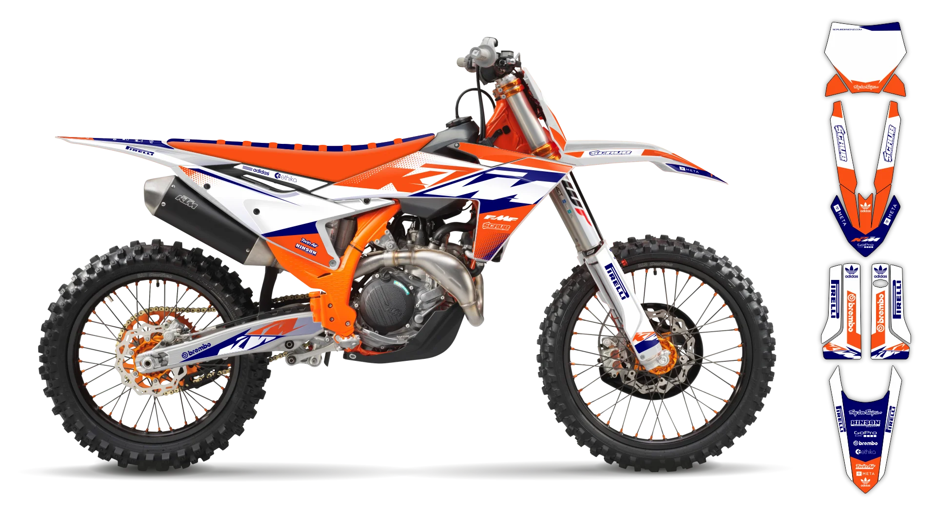 Graphics Kit - KTM - SX SX-F / XC XC-F - 2023-2024 - K15 - LE