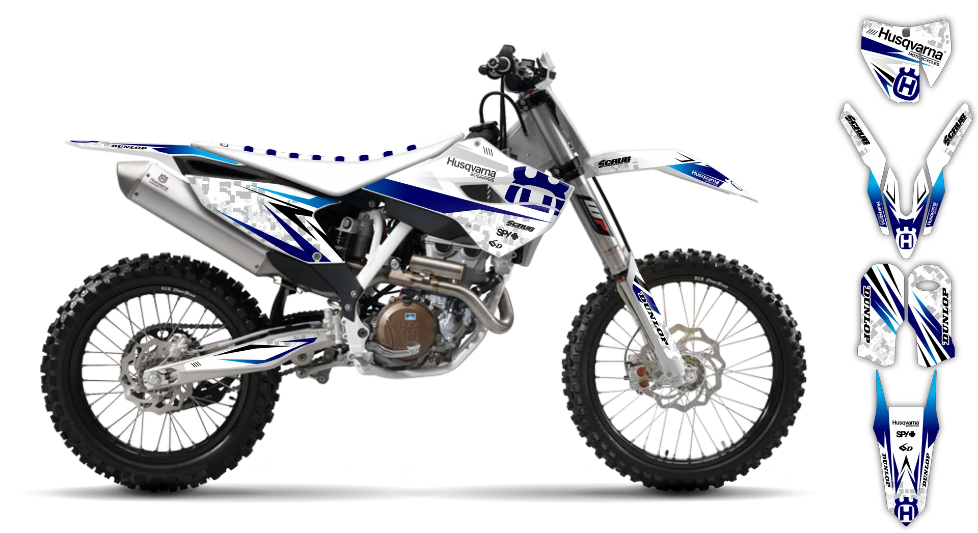 Graphics Kit - Husqvarna 14-> TC-FC-FX Series - 2015 - H-SE1059 - R1