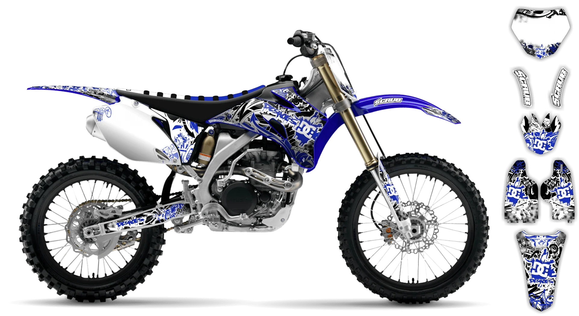 Graphics Kit - Yamaha - YZ450F - 2008-2009 - Attack - LE