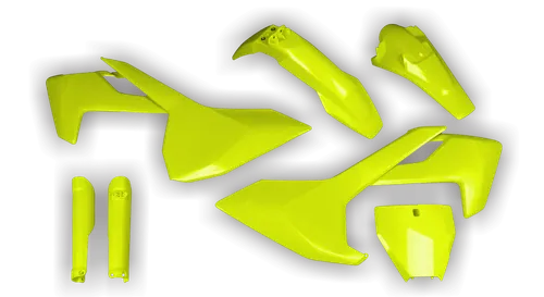 Plastics Kit - Husqvarna 14-> TX Series - TX 300 2017-2019 - Full Kit - Fluo