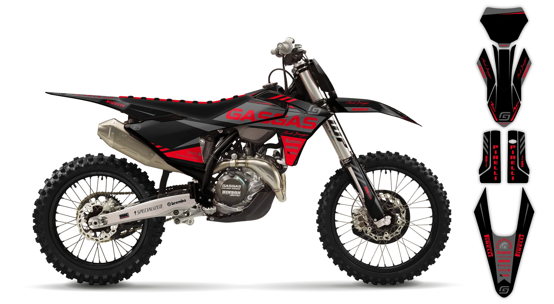 Graphics Kit - Gas Gas - MC 65 - 2024-2025 - G2 - LE